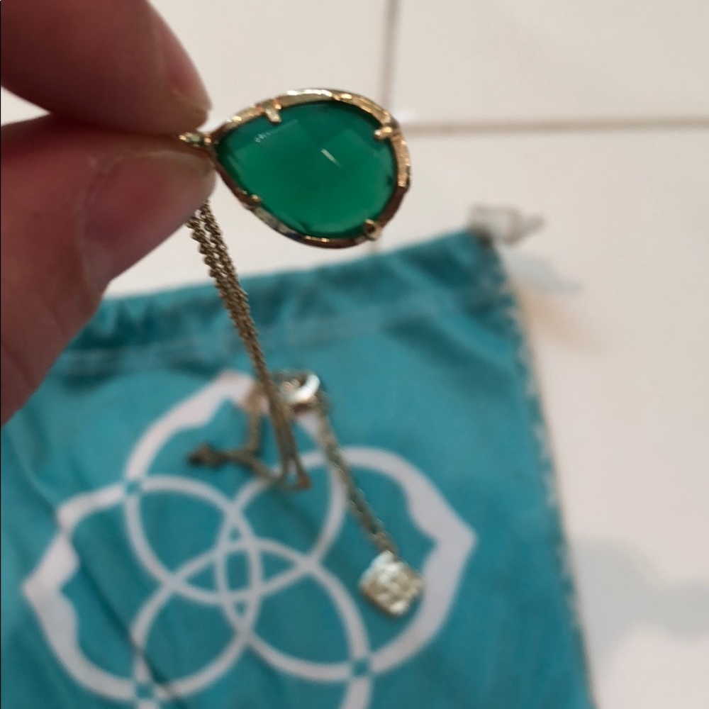 Kendra Scott Kiri Necklace Emerald